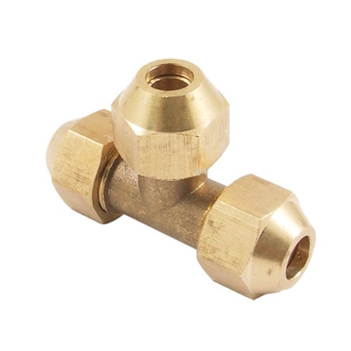 Brass Pneumatic Tee, Size: 1 inch