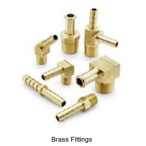 Golden Brass Pneumatic Fitting