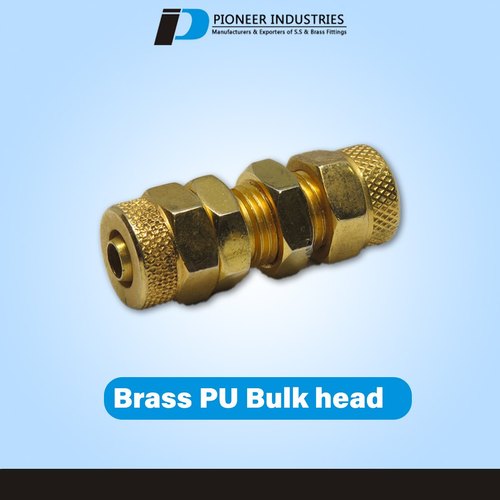 Brass PU Bulk Head, For Plumbing Pipe