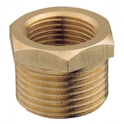 Brass Golden Reducing Bush, Size: 1/2 Inch