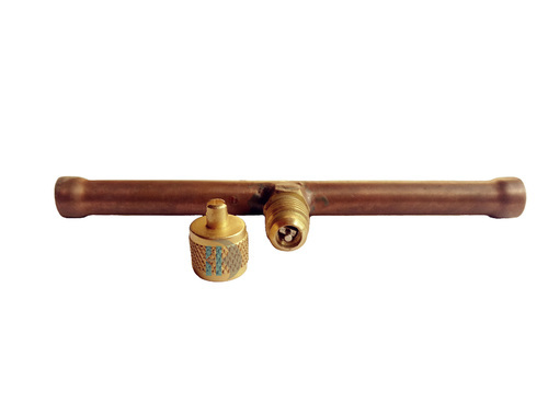 Brass Refrigeration Valve Tee