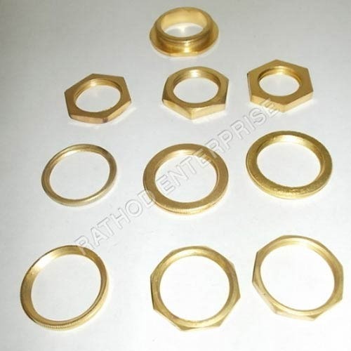 Hexagonal Brass Check Nut, Size: 8mm To 90mm, Available Thread Size: Mm-et-pg-bsp