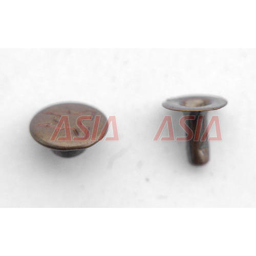 Asiawala Brass and Steel Brass Rivet Buttons