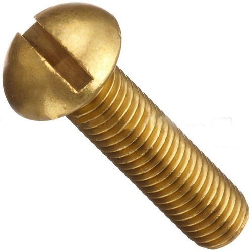 Brass Round Head Bolts, Size: Standard