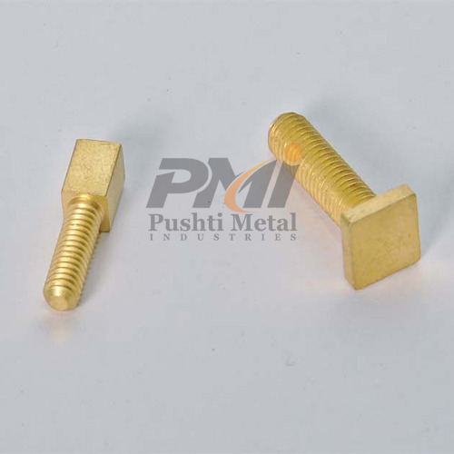 Brass Square Head Screws, Packaging Type: Box