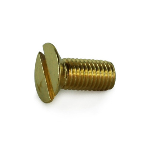 Round Polished Brass Socket CSK Screw, For Hardware Fitting, Packaging Type: Box