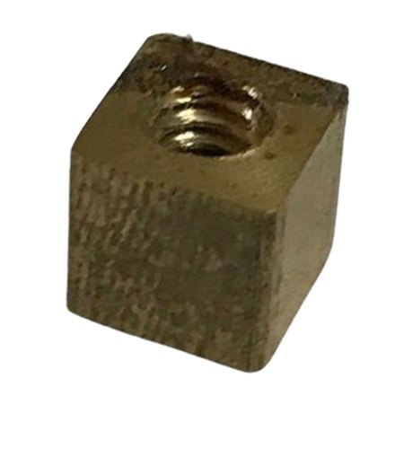 Brass Square Nut, For Hardware Fitting, Size: 2 Mm
