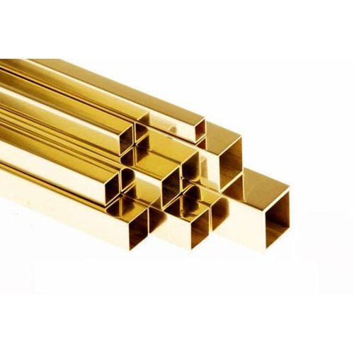 6 m Brass Square Pipes