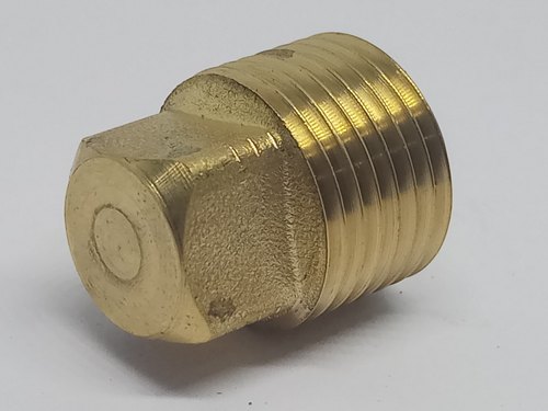 Brass Square Plug