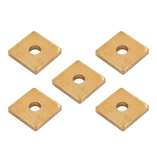 Steel Surgical Type Brass Square Washer, For Industrial, Size: 8