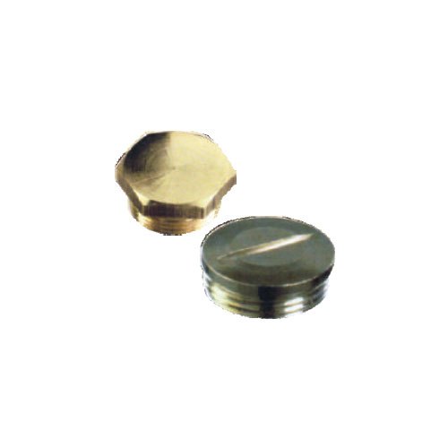 Male Polished Brass Stop Plug, For Industrial