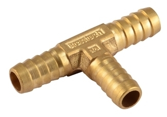 Brass Tee Joint Nipple, Size: 1/2 inch