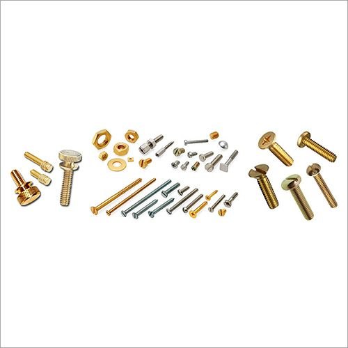 Round Brass Threaded Studs/ Screw, Packaging Type: Box