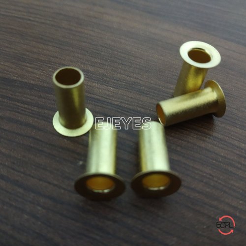 Brass Tube Tubular Rivets Golden