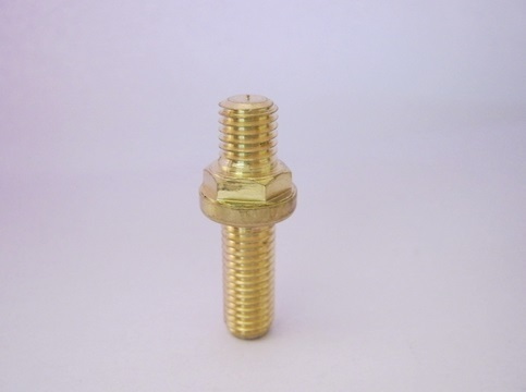 Full Thread Natural Brass Two Side Threaded Bolt