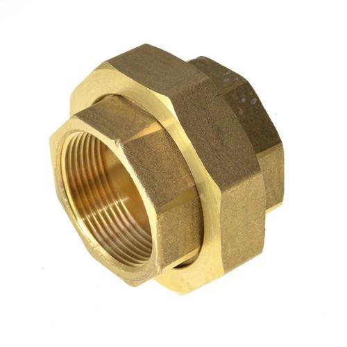 Brass Hex Union, For Plumbing Pipe, Size: 3/4 inch