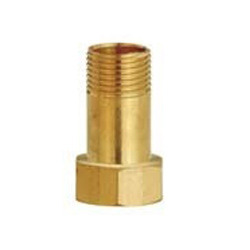 Brass Water Meter Nut and Nipple