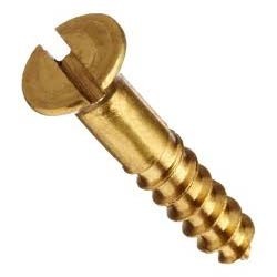 Round Brass Wood Screw, Packaging Type: Box, Size: 3 To 12