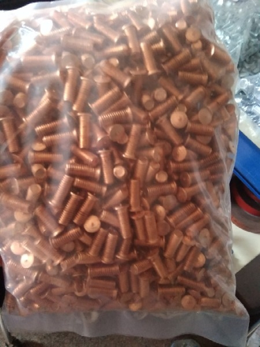 Copper Coated Weld Studs, Size: M5 And M6