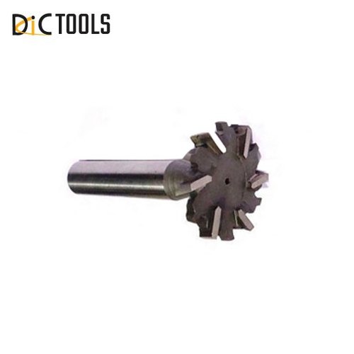 Brazed Carbide Parallel Tooth T- Slot Cutter, For Industrial, 100 Mm