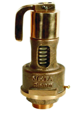 Bajaj Bronze Spring Loaded Pop Type Safety Valve, Size: 15 Mm - 100 Mm