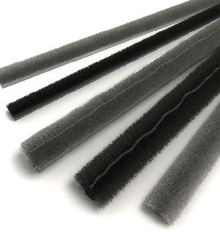 PVC Black BRUSH SEAL FOR SLIDING DOOR, For Industrial, Size: >30 inch