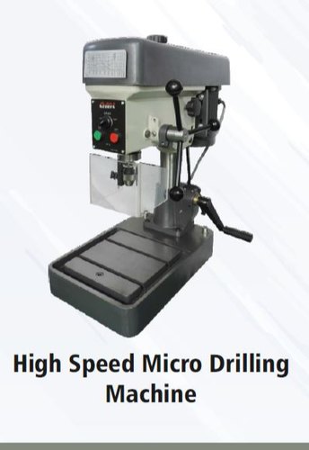 AMT Manual High Speed Micro Drilling Machine, Spindle Travel: 55 Mm, Drilling Capacity (Steel): 0.7 Mm To 6 Mm