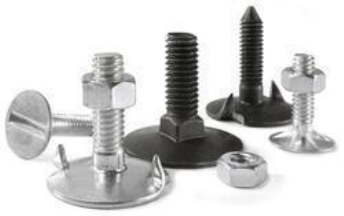 Mild Steel Bucket Bolts, For Industrial, Size: M8 - M16