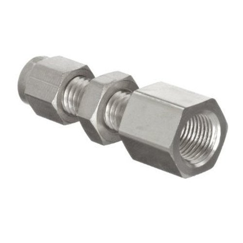 Bulkhead Female Connector Tube Fittings, For Gas Pipe