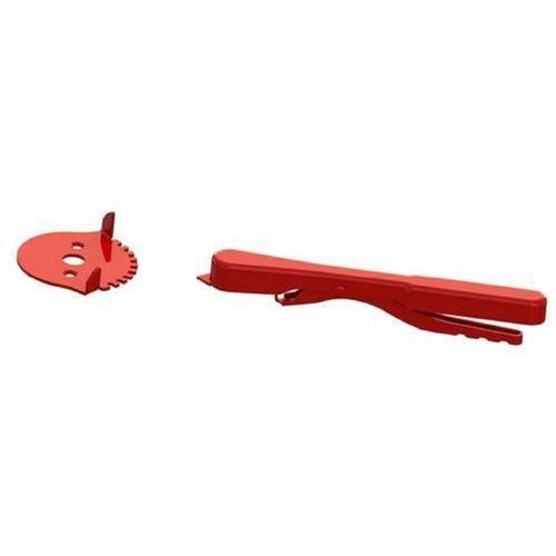 Red Butterfly Valve Handle