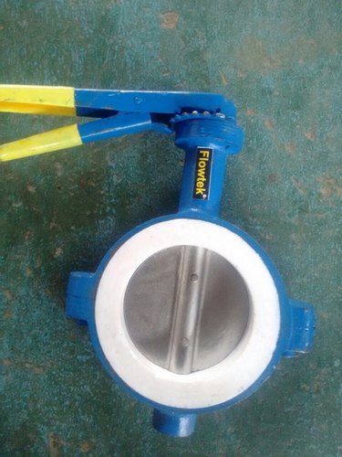 Teflon Seated SS Butterfly Valve