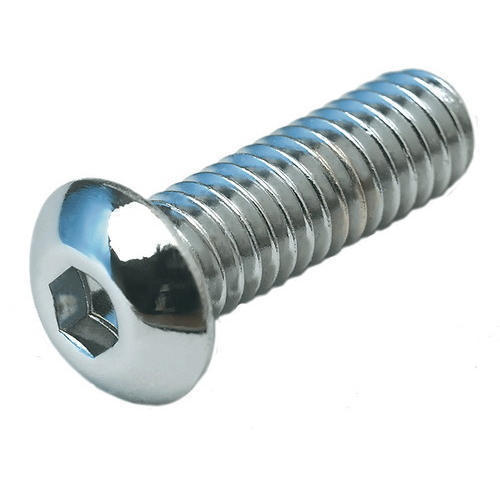 Silver Button Head Bolt