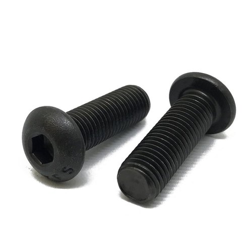 Black, Gold.white High Tensile Steel Button Head Cap Screw, Grade: 10.9 Hole Mark, Size: M3 To M10