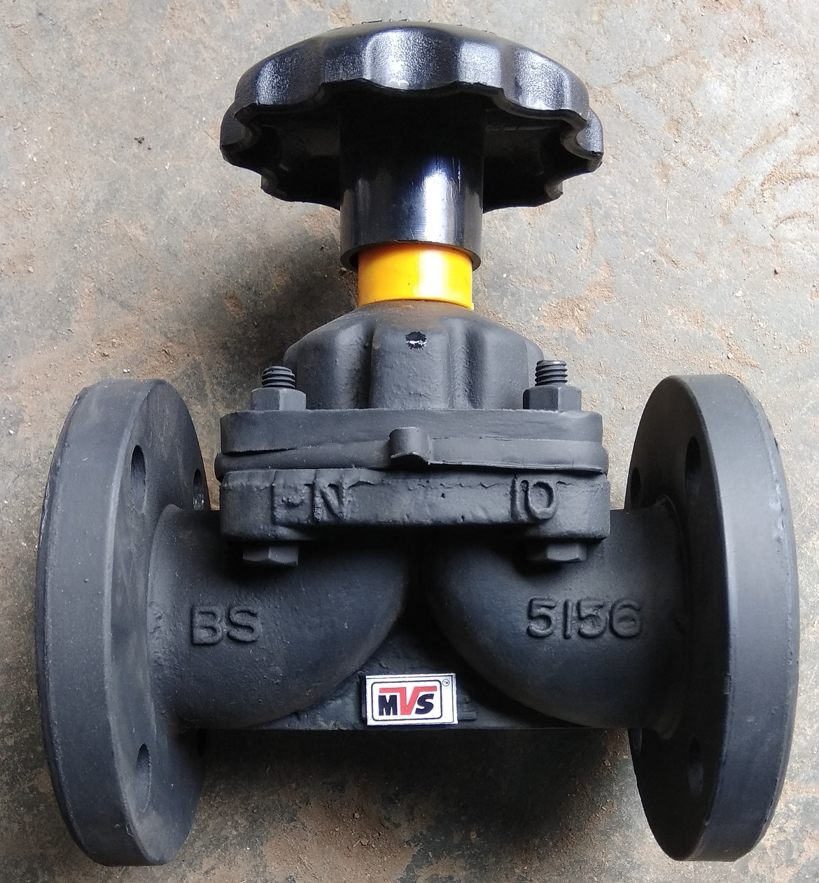 Industrial Weir A Type Rubber Lined Diaphragm Valve