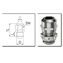 Cable Glands Vent Gland Brass, For Industrial