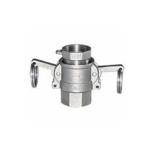 In aluminum, stainless steel Threaded ss 316 camlock coupling, Coupler