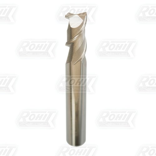 ROHIT Carbide End Mills 2-Flute High Helix For Aluminum, Length Of Cut: 150mm, 50mm To 250mm