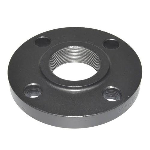 Round Carbon Steel A105 Threaded Flanges, For Industrial