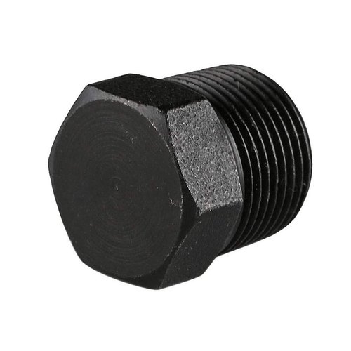 Black Hexagonal Carbon Steel Hex Plug