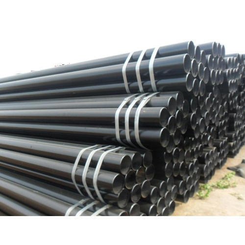 Round Black Carbon Steel Pipe, Size: 3-4 Inch