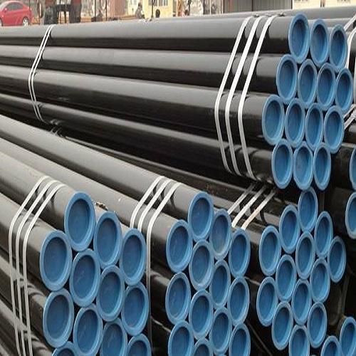 Black Round Carbon Steel A106 GR B Seamless Pipes