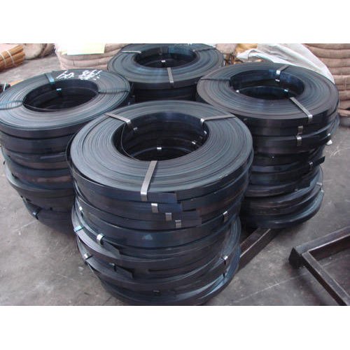 Black Carbon Steel Strapping, Packaging Type: Roll