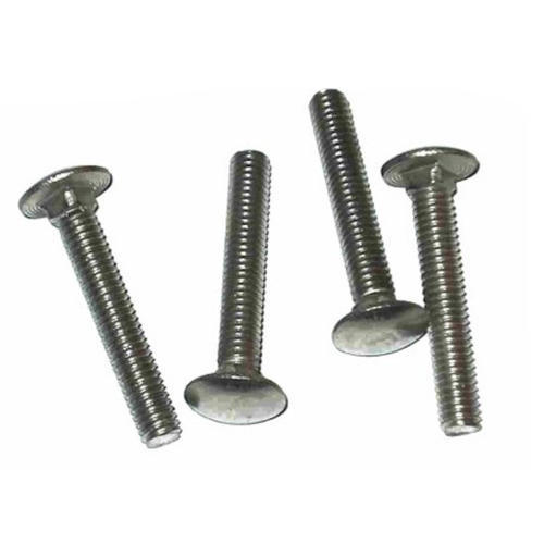 Metallic Grey Carriage Bolt, Packaging Type: Packet