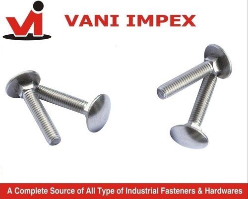 Carriage Bolt With Flange Nut, Packaging Type: Gunny Bags