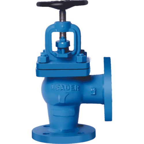 Cast Iron Angle Globe Valve PN-16 Flanged