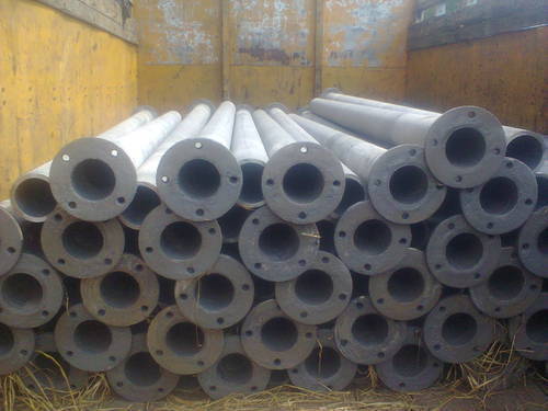 100 CI Earthing Pipe Cast Iron Earth Electrode With Flange, 13 Mm, 2750 Mm