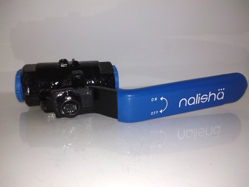 Nalisha Single Piece Cast Iron Screwed End Heavy Duty Ball Valve, Model Name/Number: NEILBLV1CI2010S