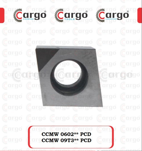 CargoCarbide CCMT PCD Insert, For Industrial
