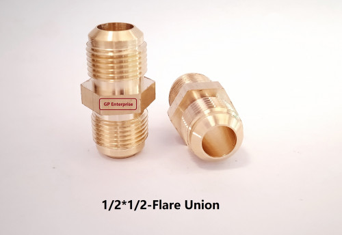 BRASS FLARE UNION