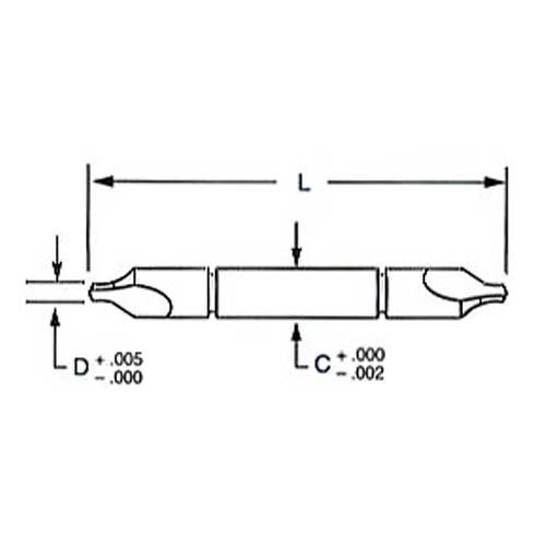 High Speed Steel CENTER Drills, For Industrial